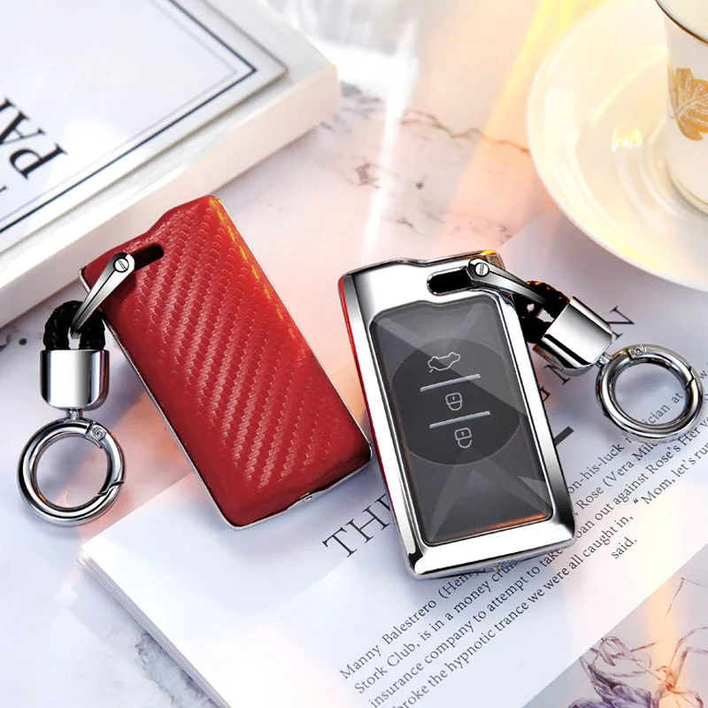 

Car Key Case Fob Cover Bag Protector Suitable for Chery Tiggo 7pro/ EXEED TXL 2020-2022 Holder Key Case Remote Car Accessories