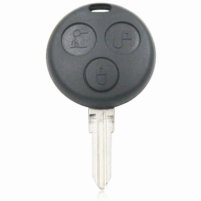 3 кнопки дистанционного ключа Fob 433/434 МГц для Benz Smart Fortwo Forfour Roadster City Coupe|Ключ от