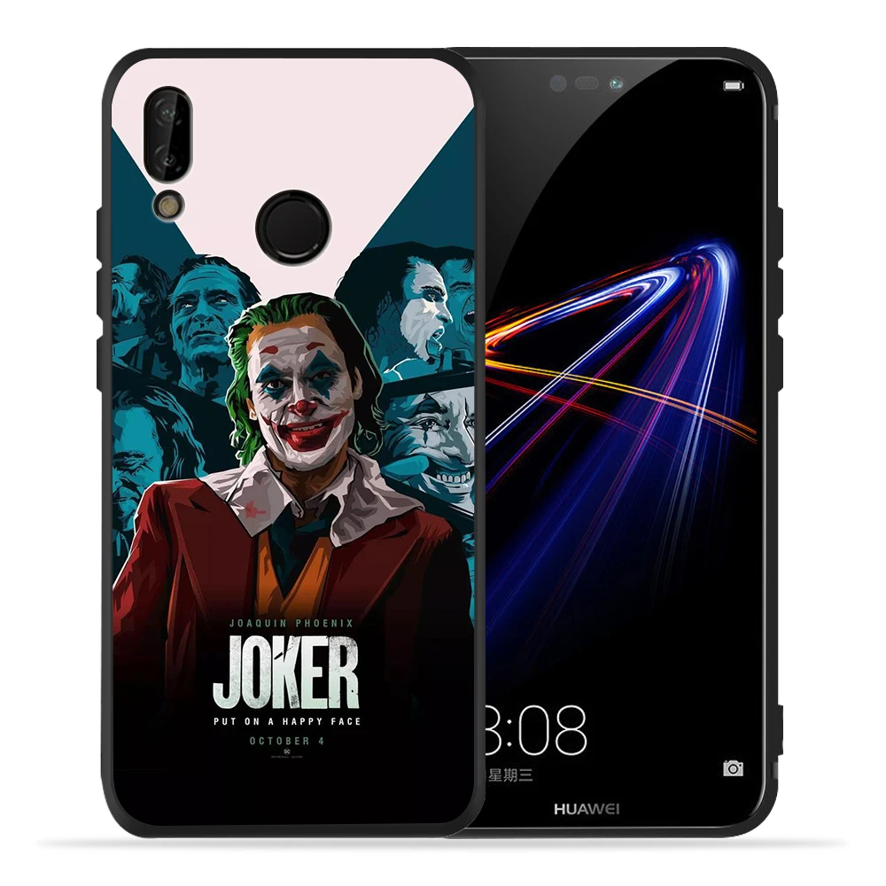 Joker 2019 Phone Case For Huawei p20 Pro P20 Lite case P30 P9 P8 P10 Honor 8X Luxury 9X 10 20 Coque Soft Silicone Funda Etui |