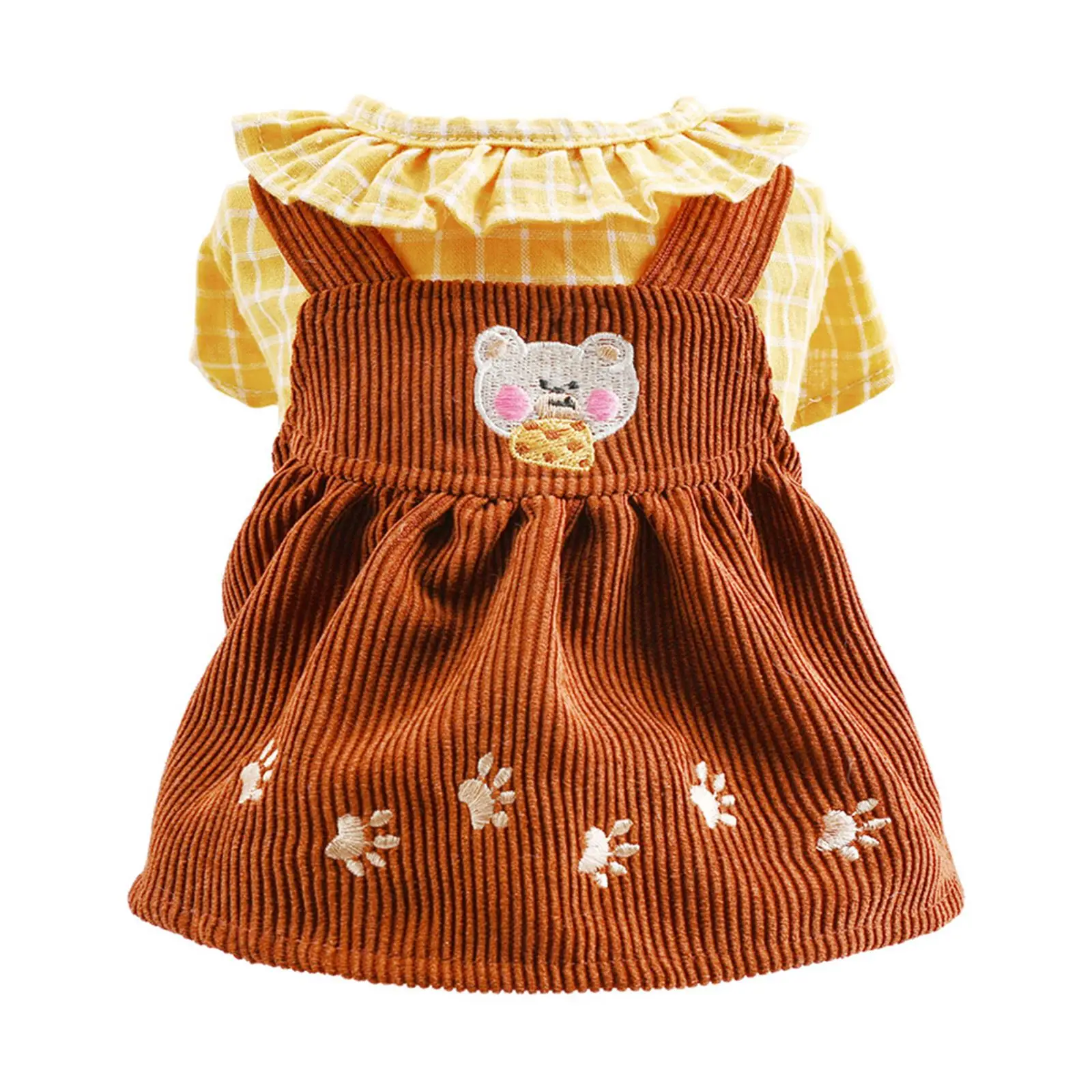 

Ruffle Dog Dress With Buckle Doggie Outfits Birthday Gift Wedding Dress Formal Dress