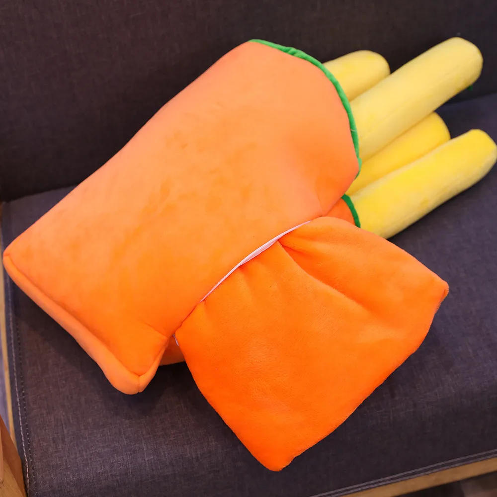 

Five Kinds Cute Cartoon Plush Fruit Fries Throw Pillow Blanket Toy Stuffed Pillow Cushion Kid Toy Birthday Gift