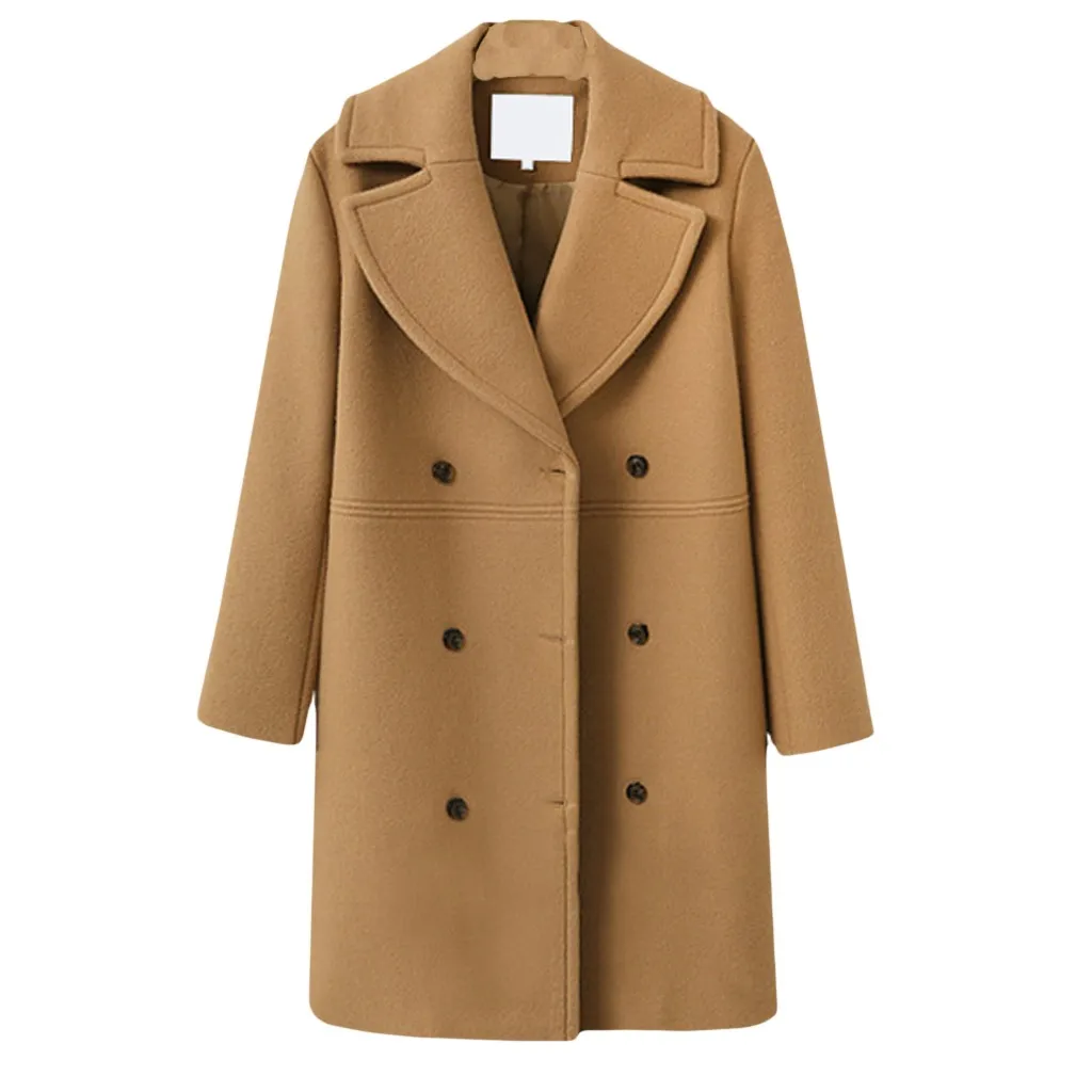 Женское шерстяное пальто SAGACE с длинным рукавом новинка зимы 2020 Лидер продаж