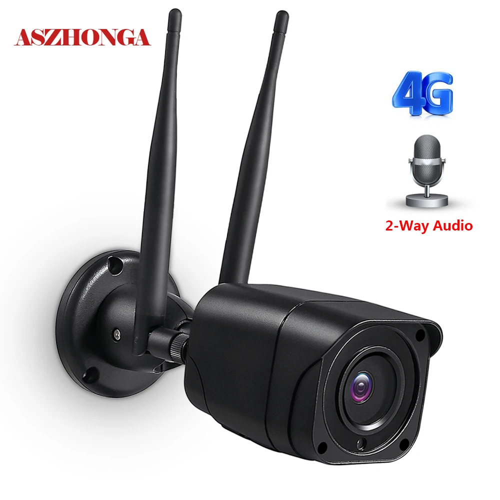Беспроводная мини-камера безопасности с 4G sim-картой 1080P HD Wifi ip-камера для наружного наблюдения, Водонепроницаемая ИК камера ночного видения