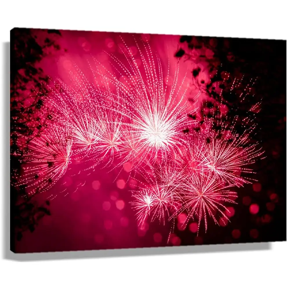 

Это приятно ночью фейерверк декоративное искусство для стен Canva картина Плакаты для ванной картина холст Современные украшения