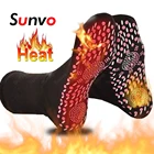 Самонагревающиеся термоноски Sunvo для мужчин и женщин, для массажа ног, магнитной терапии, подошвенного фасциита, зимние теплые носки с подогревом