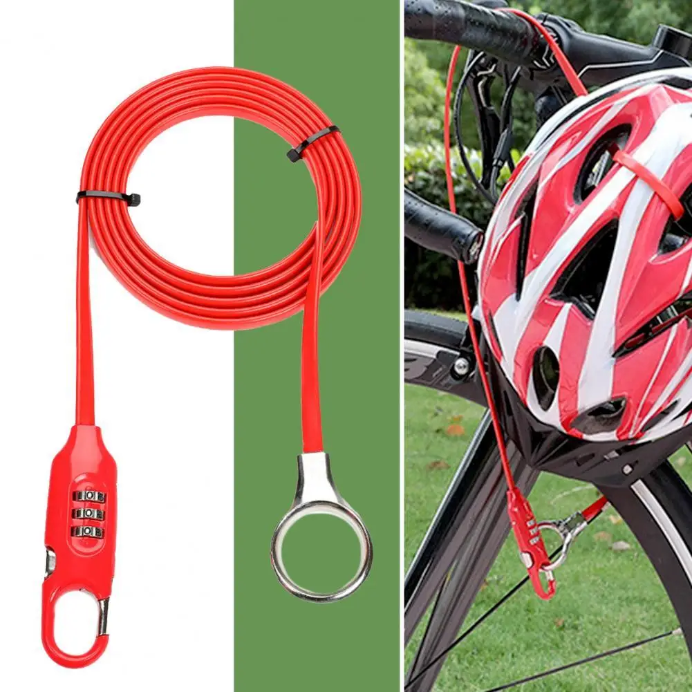 

High Strength Reusable High Security Bike Anti Theft Wire Lock for Bicycle