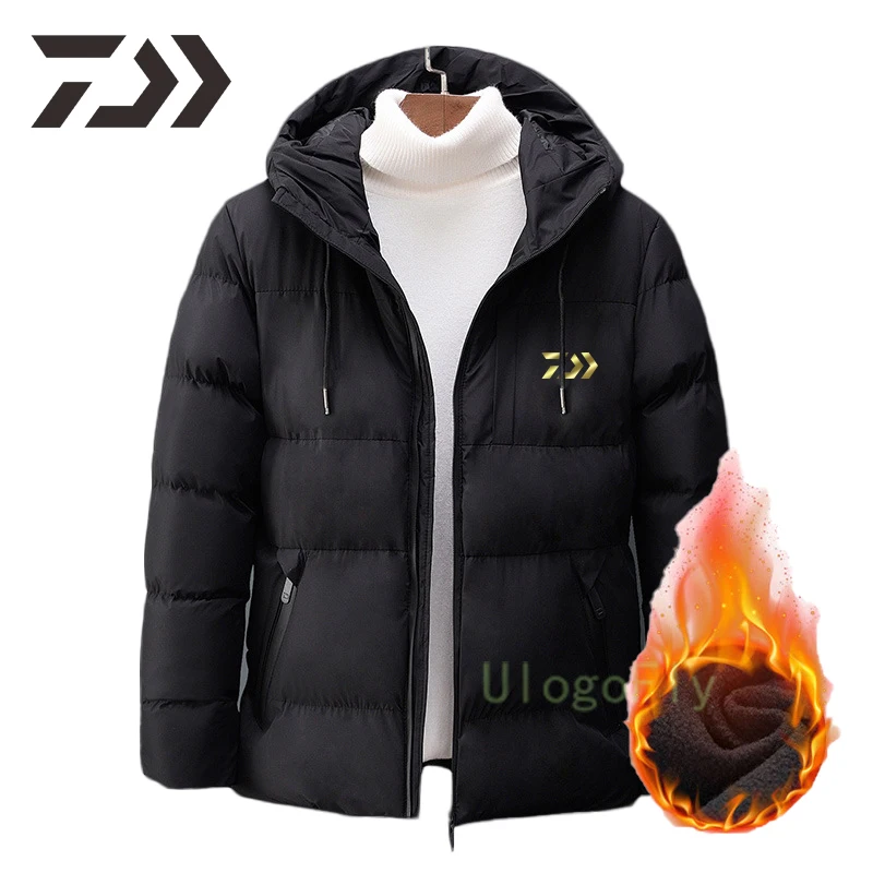 

Daiwa Fishing Jacket for Men Autumn Winter Warm Cotton Naturehike Fishing Clothes Windproof Breathable Shimanos Windbreaker Men