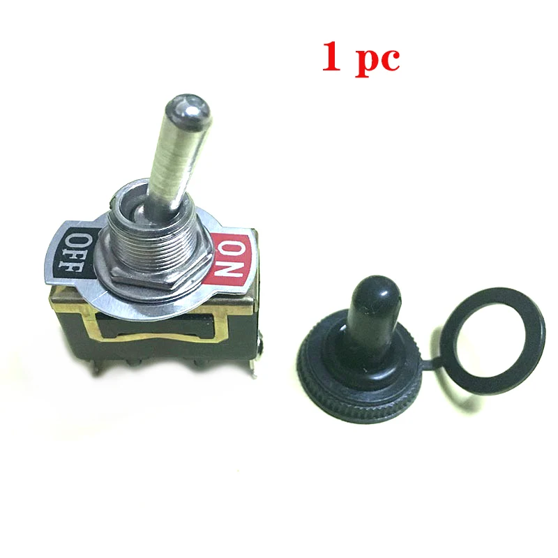 5 сверхмощный ПК Вкл/Выкл тумблер водонепроницаемый загрузки металла SPST разъем