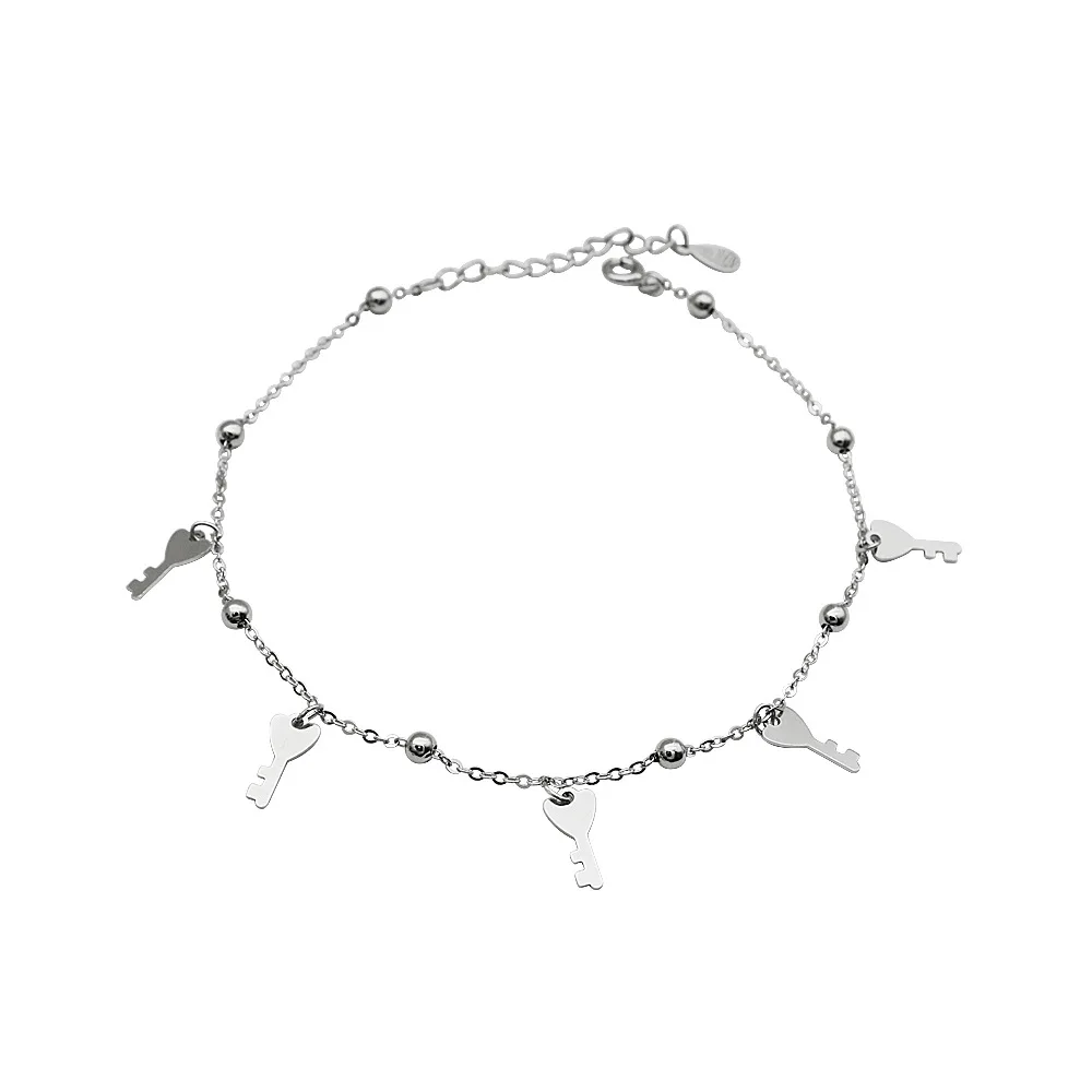 Браслет на ногу женский из серебра ювелирные изделия посвященные тематике