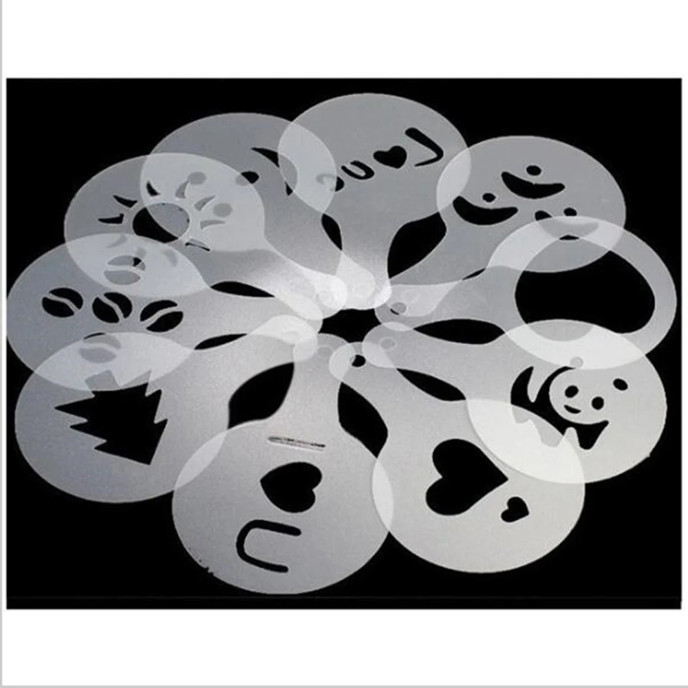 16 шт. трафареты для бариста капучино | Дом и сад