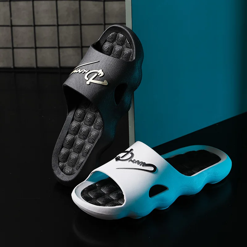 

Slippers, men's summer tide, fashion, men's shoes, indoor home bathroom, bath, non-slip household sandals and slippers
