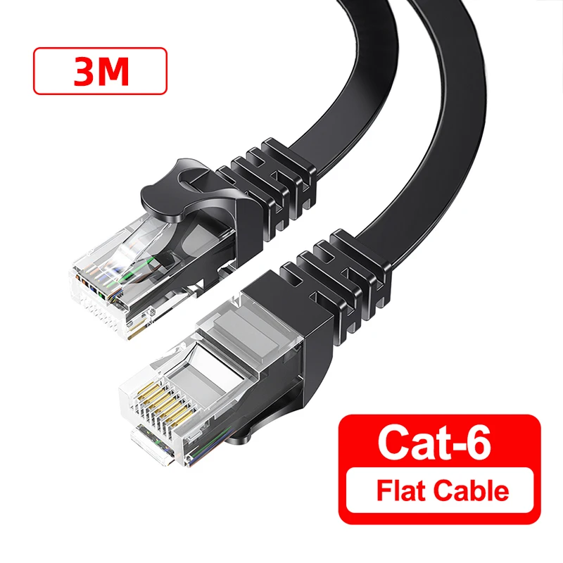 Кабель Essager Ethernet CAT6 1000 Мбит/с 250 Гц CAT 6 сетевой Интернет Lan шнур для настольного ТВ