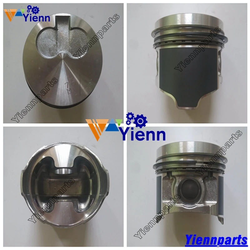 3TNV76 GGE HGE поршень с поршневым кольцом 119717 22080 для ремонта дизельного двигателя