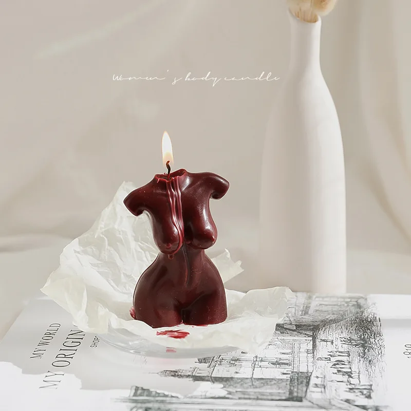 Ins Artistic Body Scented Candles Wedding Home Decoration Fragrance Soy Wax Aromatherapy Candle | Дом и сад