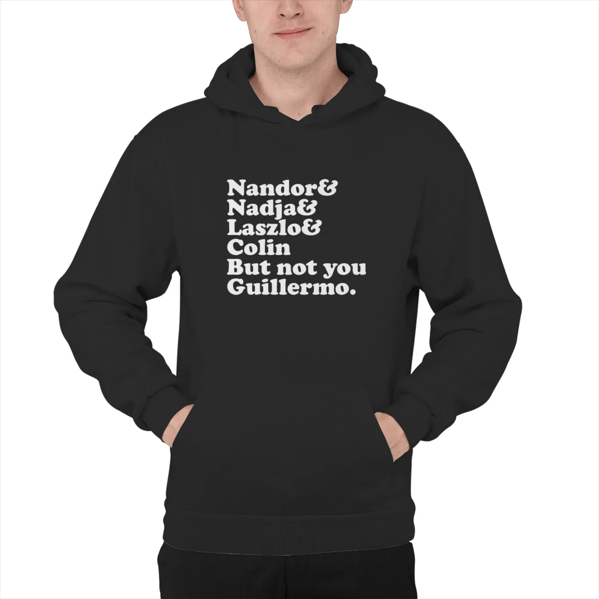 

Men's Hoodie Not You GuillermoEssentials Unisex Anime Streetwear Hip-Hop Sweat Homme 41339