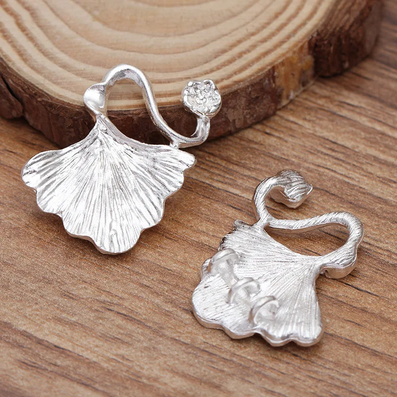 Подвески гингко лист из цинкового сплава 10 шт. | Украшения и аксессуары