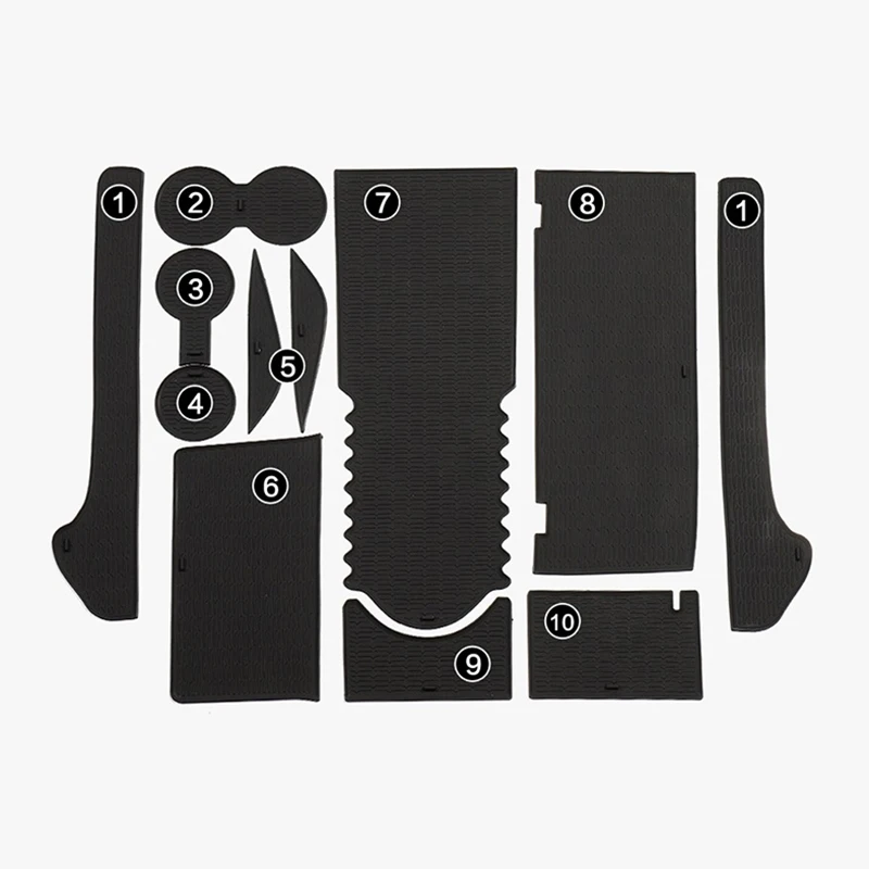 11 шт. слот площадка затвора для Tesla модель X S аксессуары дверной карман вкладыш