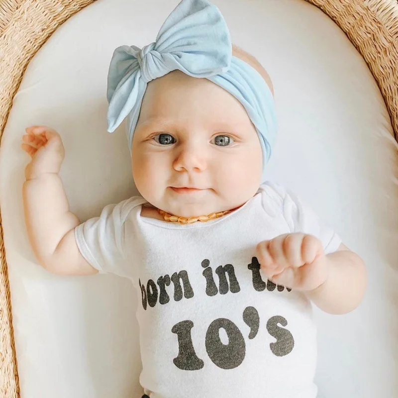 30 цветов Детская повязка на голову девушка ленты Аксессуары Тюрбан завязанный