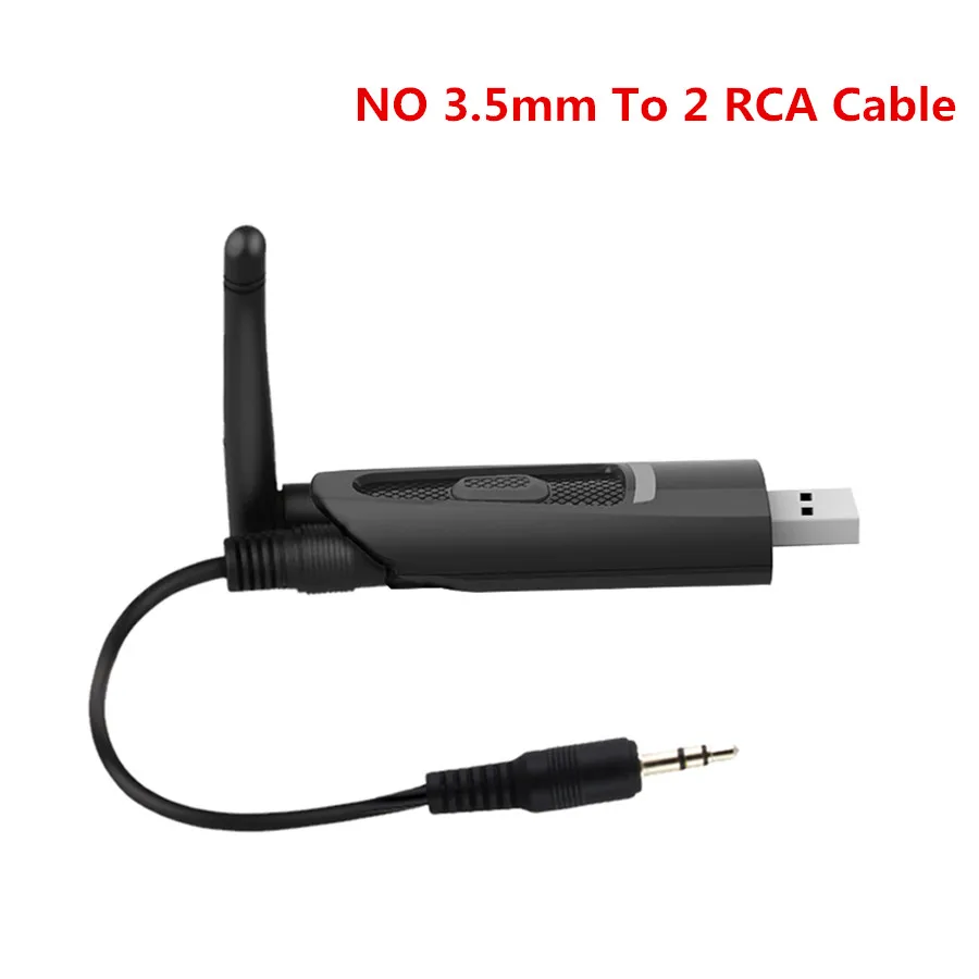 AptX с низкой задержкой и большим диапазоном APTX LL USB Bluetooth 5,0 передатчик для ТВ Беспроводной USB/3,5 мм AUX/2 RCA аудио адаптер для PS4 PC - Цвет: No RCA Cable