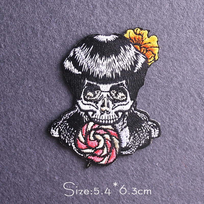 Нашивки с черепом наклеиваемые утюгом нашивки на одежду аппликация значки