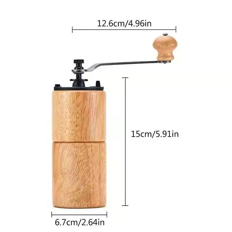 Деревянная чугунная шлифовальная машина HARIO стиль ручная кофемолка кофейная