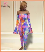 Autumn Women Set Full Hull Bushes Striped Print Crop Top Bodycon Short Skirt To Suit Two Pieces Set Training Suit