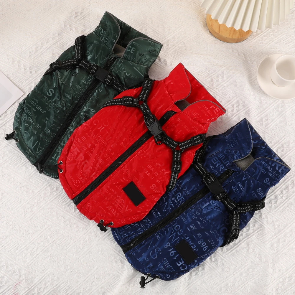 

Pet Harness Vest Clothes for Dogs Waterproof Puppy Jacket Winter Warm Pet Clothing For Small Dogs Shih Tzu Chihuahua Pug Coat
