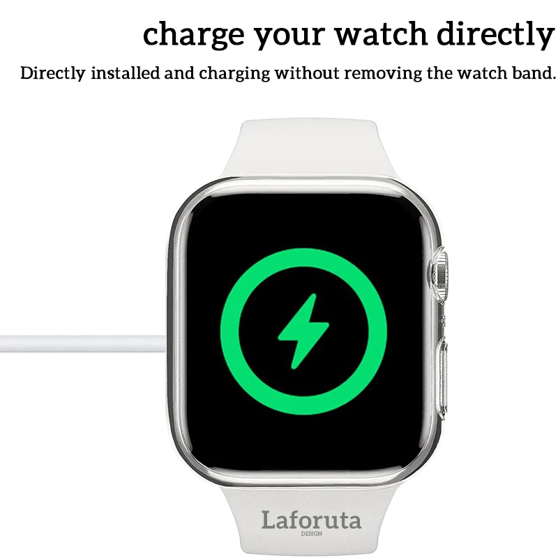 Чехол с полным покрытием для Apple Watch series 7 чехол из ТПУ бампер мягкая рамка защитой