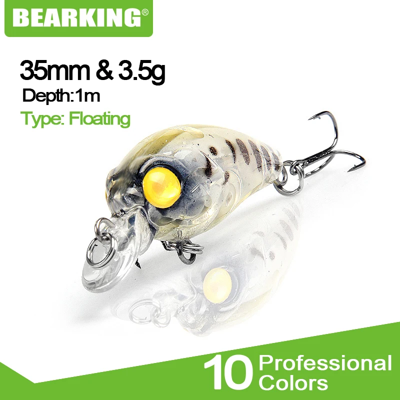 5 шт./лот горячая модель Горячая Распродажа рыболовные приманки bear king 35 мм/3 г