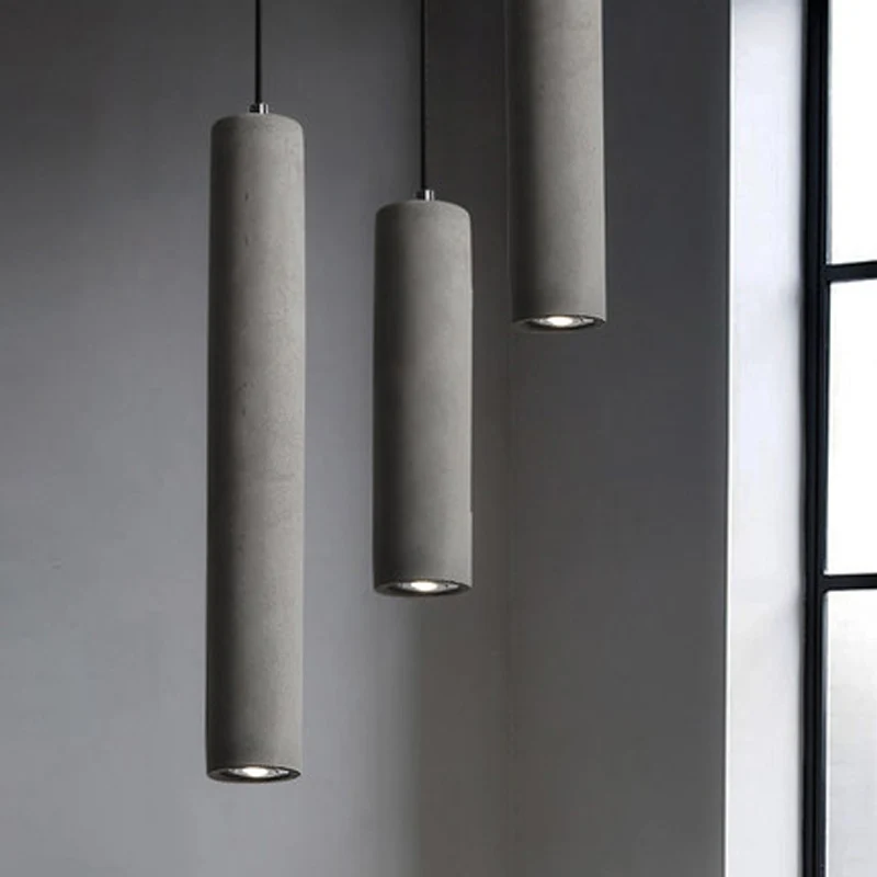 Современные подвесные светильники промышленная лампа бетонный цементный