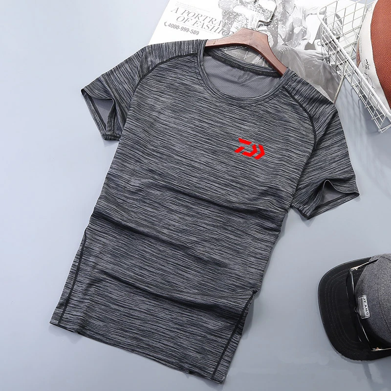 

T Shirt Sportswear Summer Outdoor Breathable Fishing Clothing Short Sleeve Quick Dry Clothes Camouflage Fishing T Shirt