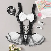 sexy lingerie hot exotic clothes woman lace dress maid uniform sexi lenceria role play cosplay costumes sexy erotic underwear