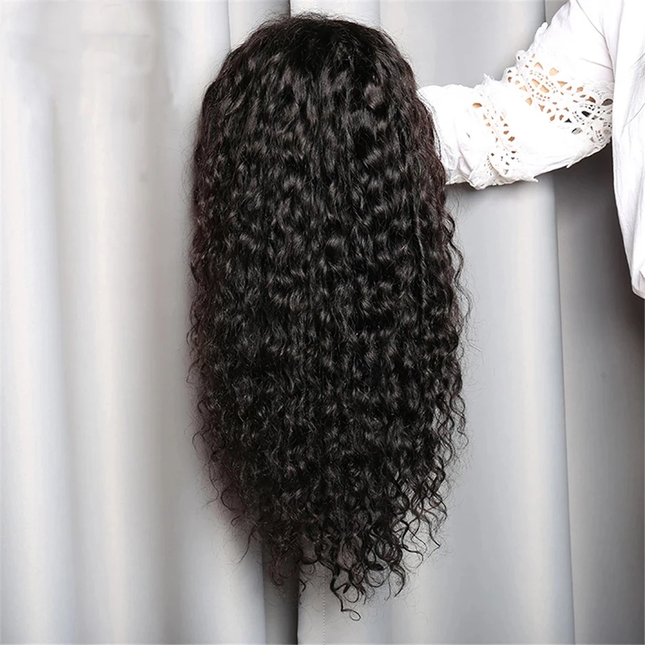 Парик из человеческих волос с прозрачными волнистыми накладками 13 х4 дюймов |