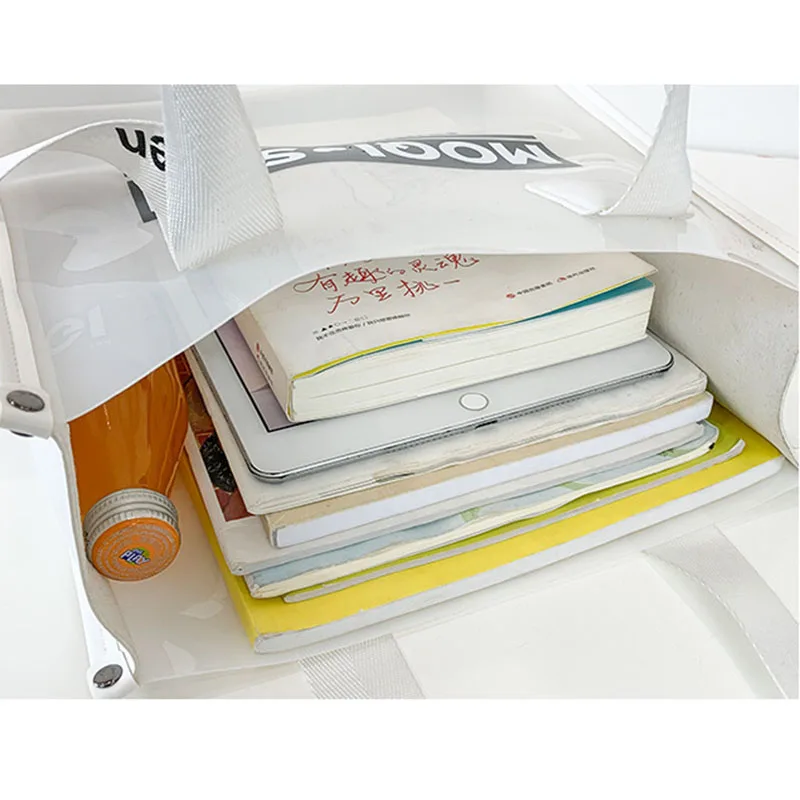 SMOOZA повседневная женская сумка модная на плечо прозрачная с верхней ручкой