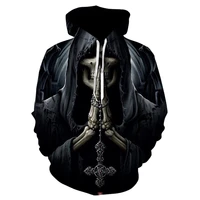 2021 hot new skull mens hoodie sweatshirt 3d printing funnyhip hop hoodie gothic punk skulls hoodie autumn jacket man sportswea
