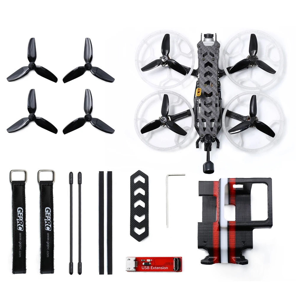 

GEPRC CineRun HD3 3Inch STABLE PRO F7 35A FPV Air Unit GR1404 3850KV 4S Cinewhoop Duct Drone for RC FPV Racing Freestyle