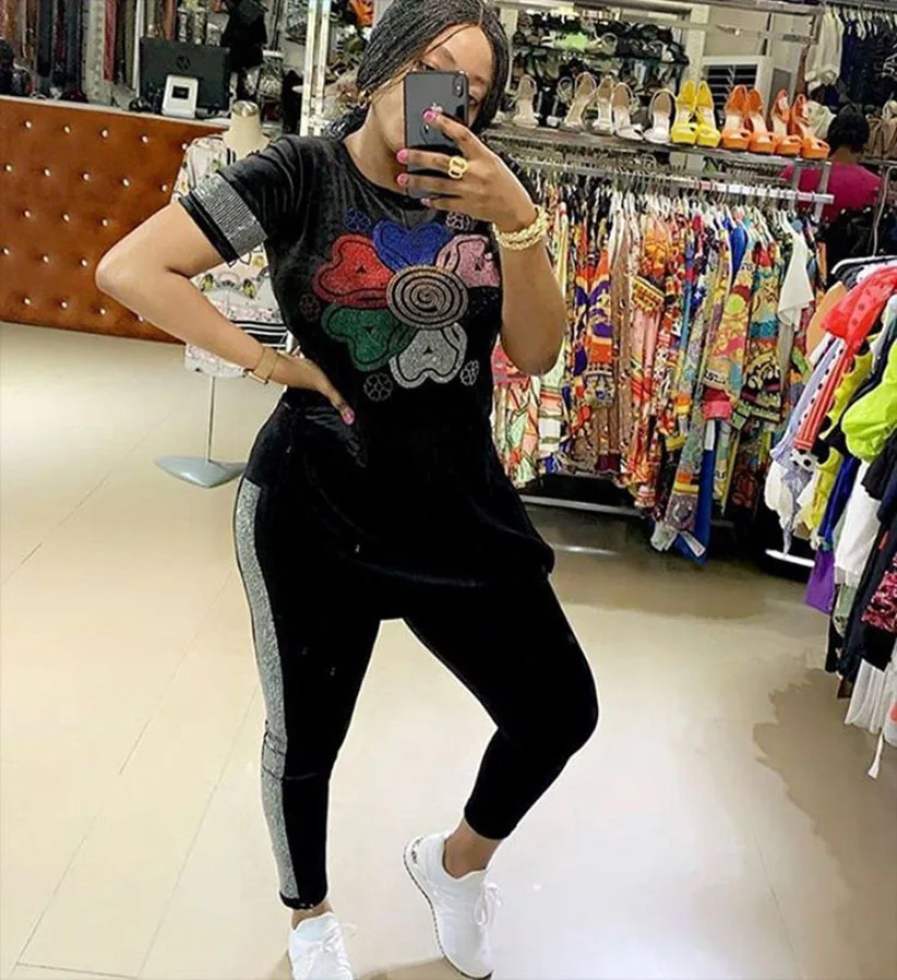 Новый стиль классические африканские женщины Дашики горячее сверление средней