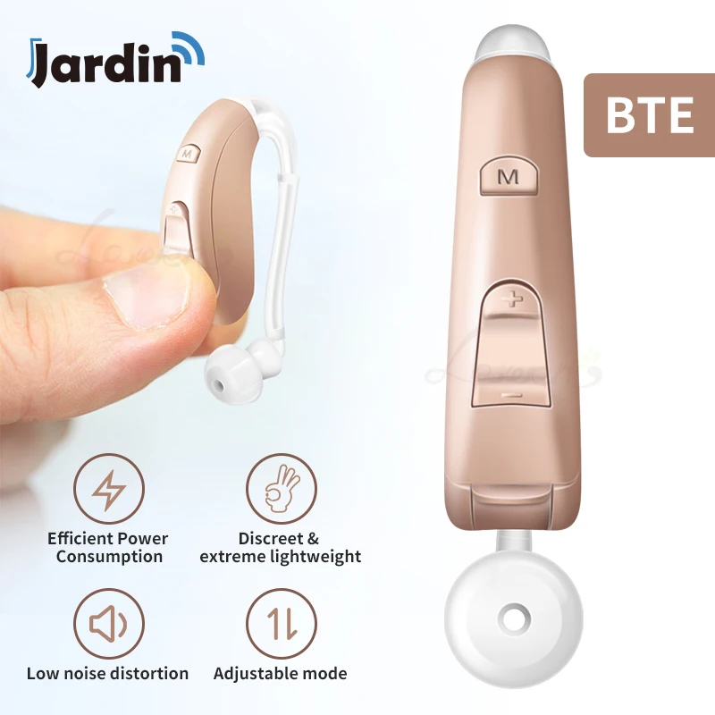 

703 Hearing Aid BTE Sound Amplifier Sound Adjustable Volume Low-Noise Wide-Frequency Elderly In-Ear Deaf Hearing Aids