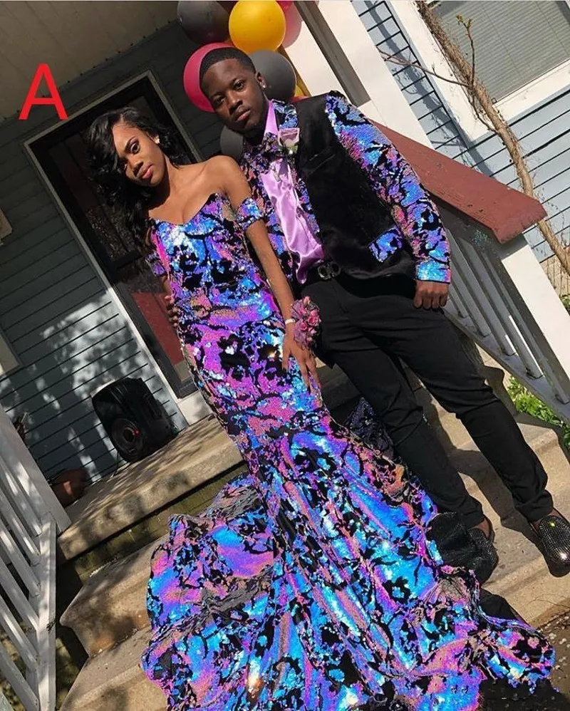 

Элегантные черные платья русалки с блестками для девочек, праздничная одежда 2020 в африканском стиле