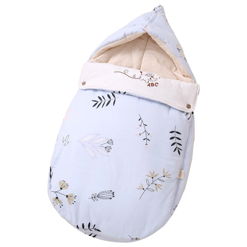 Зимние теплые спальные мешки для новорожденных одеяло малышей мягкий конверт