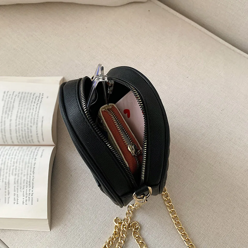 

Woman Round Casual Shoulder Bag Female Adjustable Braided Tassel Small Round Bag Lady Versatile Funny Bag Bolsa Feminina #NG