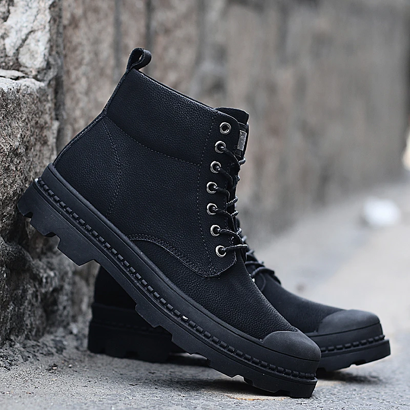 

boots flat shoes causal loafers fashion 2020 leisure sports mens sport running for black Casual men shoe sneakers sale Sneaker