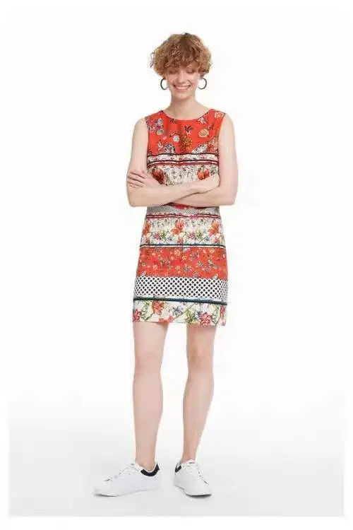 2021 Новое платье Span.Desigual|Женские платья| |