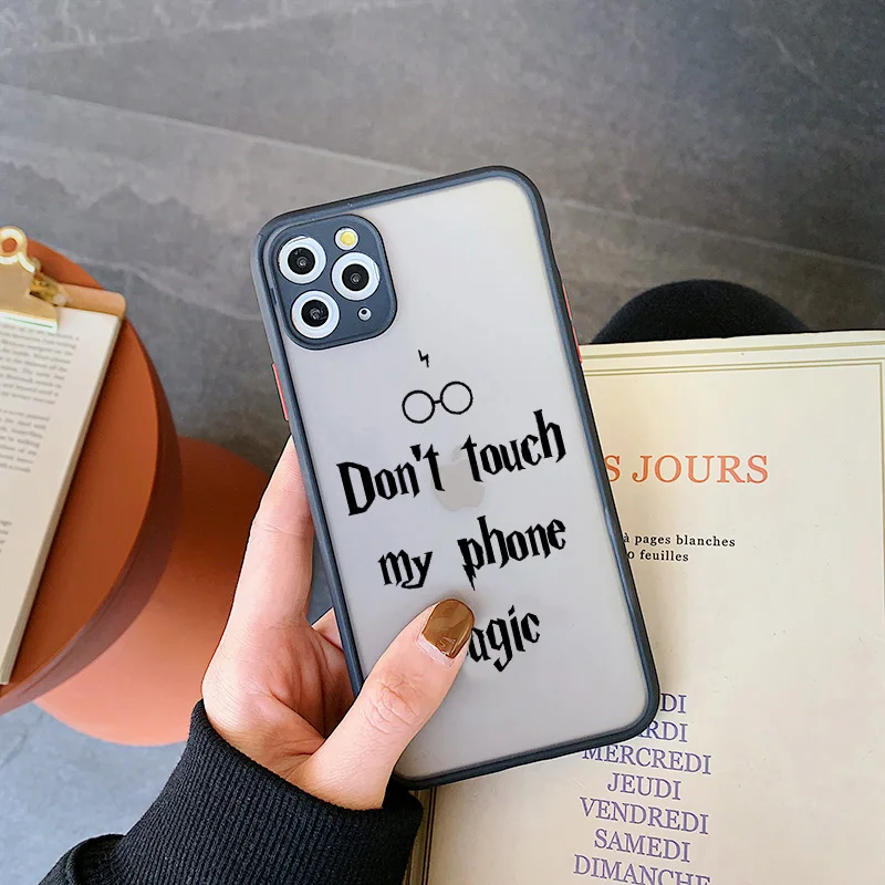

magic Cartoon Phone Case For iPhone 12 11 Pro XR X S MAX SE 2021 7 8 6 S Plus PC hard Shockproof Cover Bag
