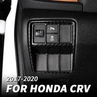 car headlight switch frame for honda crv 2017 2018 2019 2020 2021 central control button decorative sticker inter modification