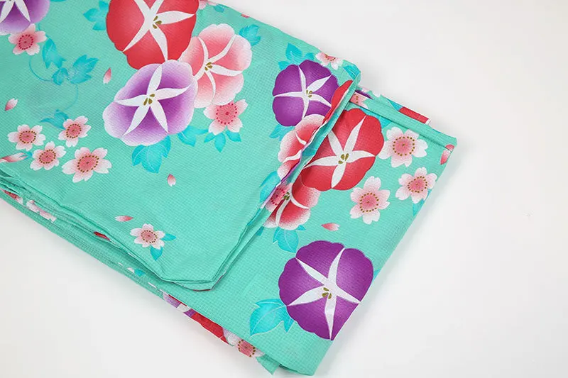 Женское японское традиционное хлопковое кимоно для косплея кимоно kawaii japan yukata кимоно женское кимоно с цветочным принтом платье с obi