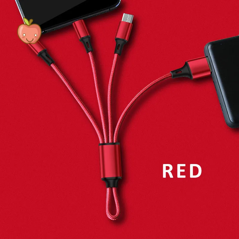 Usb-кабель для зарядки и передачи данных 3 в 1 | Мобильные телефоны аксессуары