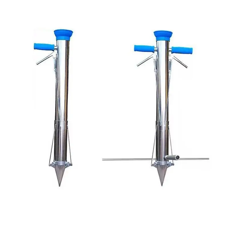 

Rapid seeder stainless steel planter Seedling transplanting device Fertilizing seeder for Vegetable Planting garden equipment
