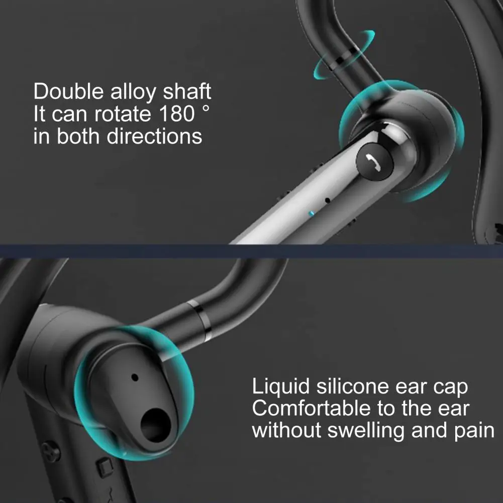 Bluetooth-наушники F990 с ушным крючком и шумоподавлением | Электроника