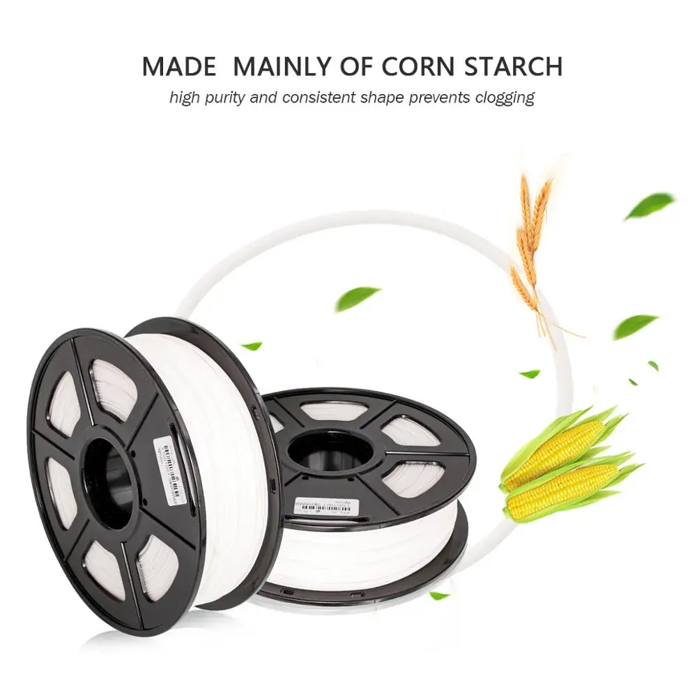 SUNLU PLA 3D Printer Filament 1KG 1.75mm Promotional Golden Full Colors with RoHS Reach  for Diy Dpecial Gifts